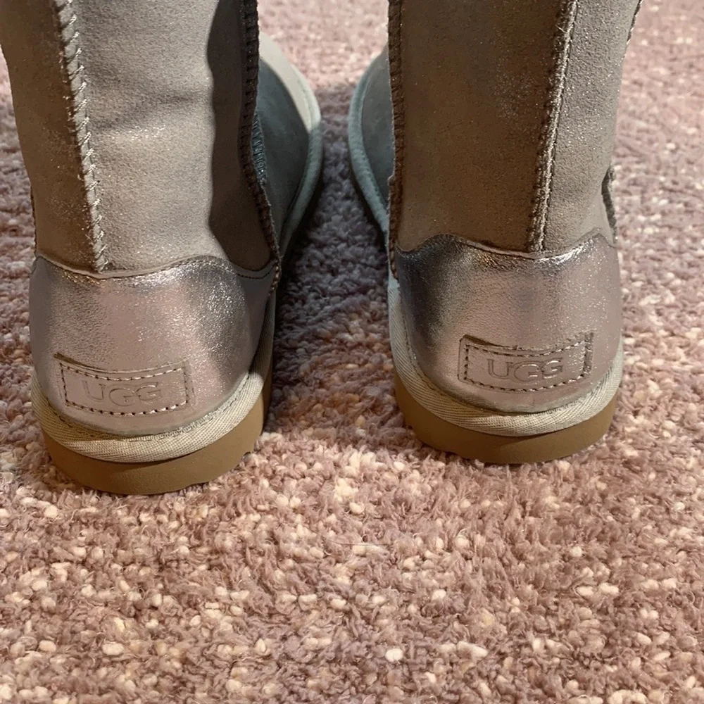 UGG Classic Short Shimmer Metallic Boots